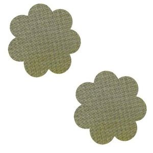 Gold Dot Flower Pasties | Adhesive Nipple Covers | Festival Rave Clubwear